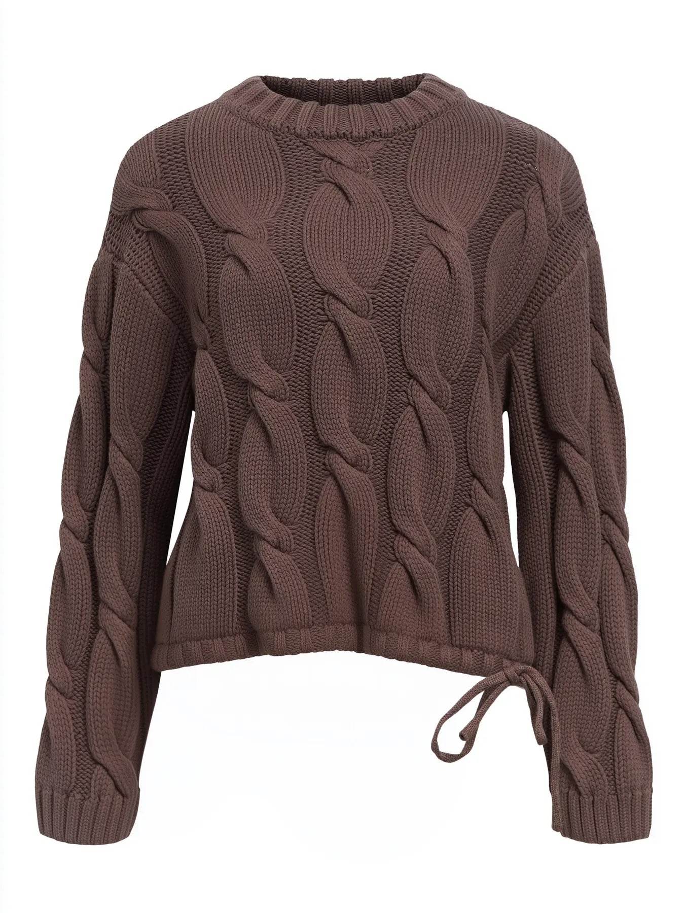Bay L/S Knit Pullover - Seal Brown