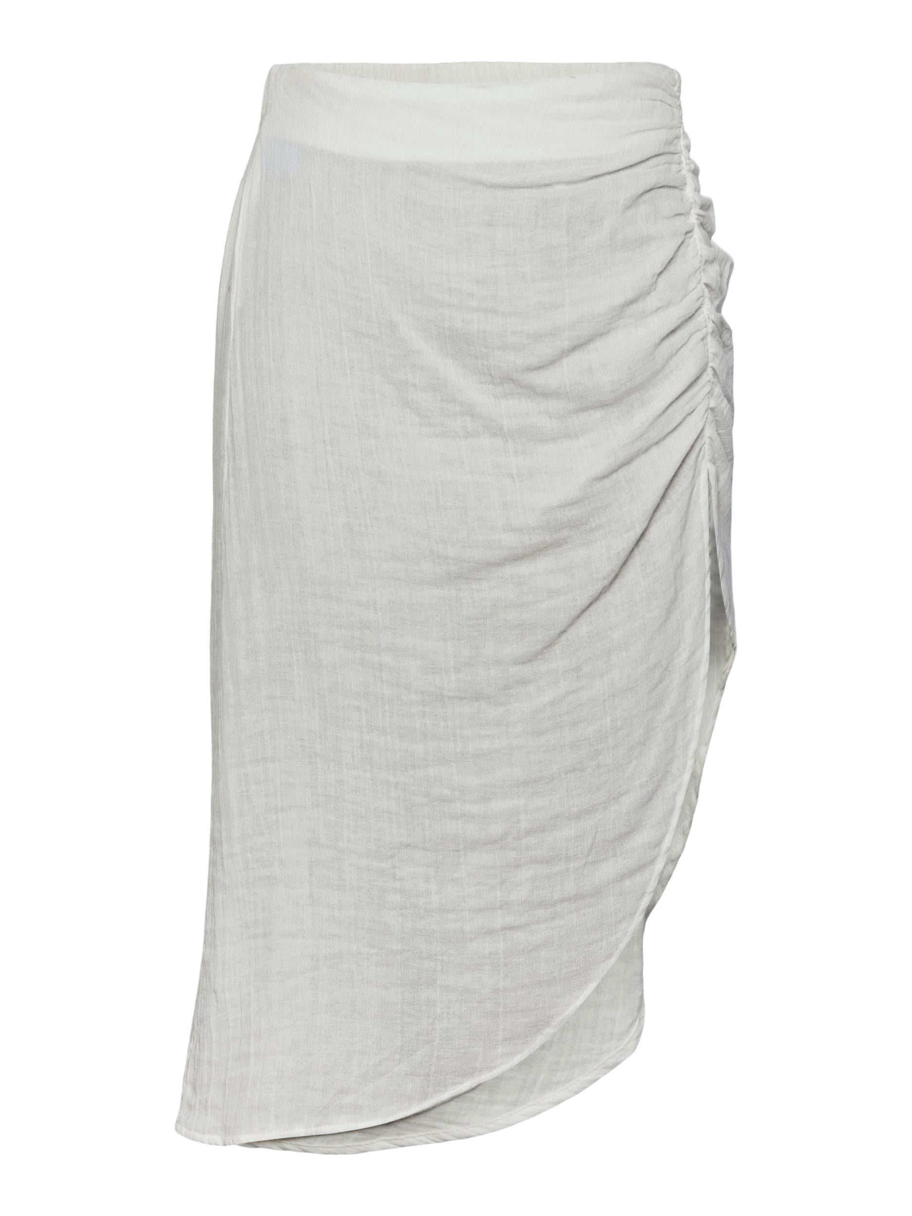 Spring/summer Toil Stina HW High Slit Skirt - Cloud Dancer – EtoileEtoile
